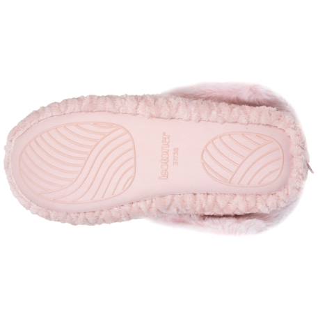 Chaussons bottillons micro éponge, semelle antidérapante Rose 4 - vertbaudet enfant 