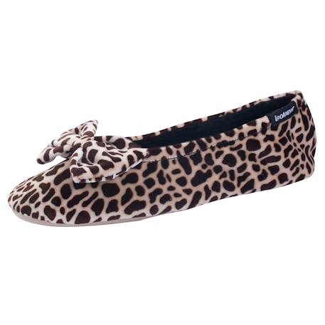 Chaussons ballerines ultra confortables, semelle en cuir, détail grand nœud Aubergine+Bleu canard+Bleu canardfleurs+Girafe+Gris chiné clair+Ivoire+Rayure marinière+Rayuresbleues+Rouge+Sauge+Vert d'eau 19 - vertbaudet enfant 