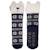 Chaussettes d'intérieur en maille, doublé sherpa, antidérapante Jacquard marine 2 - vertbaudet enfant 