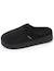 Chaussons mules velours ultra doux, compensées Camel+Noir 12 - vertbaudet enfant 