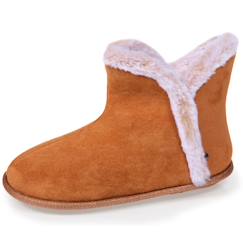 Vêtements de grossesse-Chaussons bottillons ultra confortables et chauds, interieur et bordure en fausse fourrure