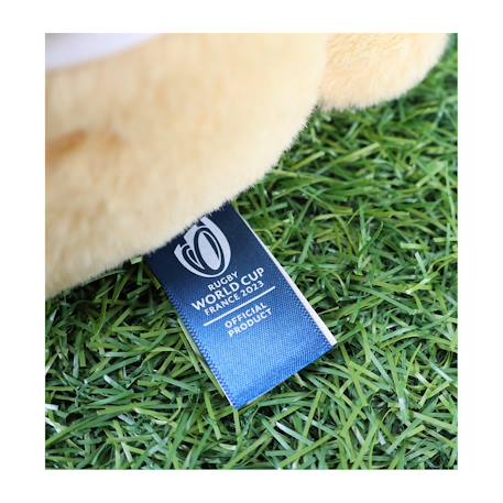 Peluche ours coupe du monde de rugby 2023 (rwc),  officielle sous licence - 15 cm assis Rouge 4 - vertbaudet enfant 
