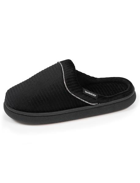 Chaussons mules semelle bloup confort Gris+Noir 12 - vertbaudet enfant 