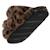 Chaussons mules ouvertes amorti talon, confort à la marche Ivoire+Léopard 11 - vertbaudet enfant 