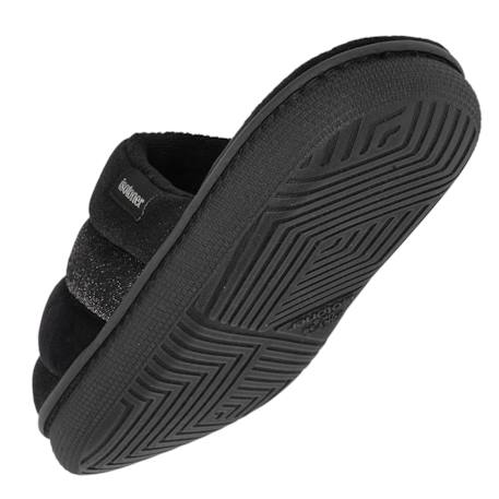 Chaussons mules semelle bloup extra confort Beige+Marine lurex+Noir 17 - vertbaudet enfant 