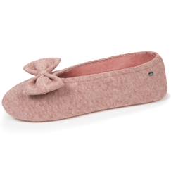 Vêtements de grossesse-Chaussons ballerines ultra confortables, semelle en cuir, détail grand nœud