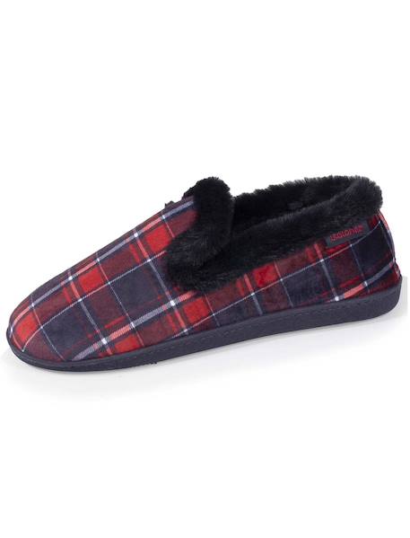 Chaussons charentaises détails fausse fourrure Tartan 6 - vertbaudet enfant 