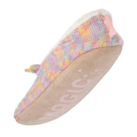 Chaussettes d'intérieur fourrées, antidérapante Multicolor 5 - vertbaudet enfant 