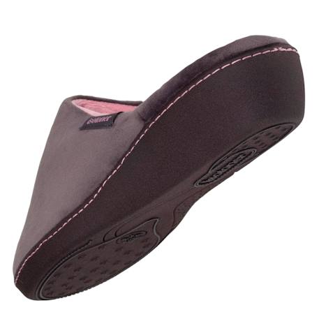 Chaussons mules ultra doux, ultra confort talon de 4 cm Gris foncé 5 - vertbaudet enfant 