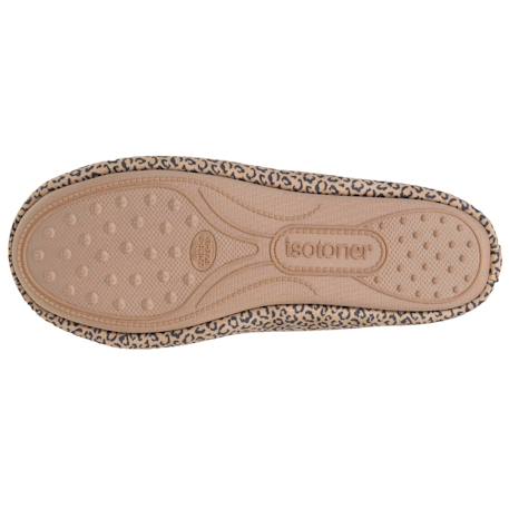 Chaussons ballerines semelle ultra-souple, confortables, semelle à mémoire de forme Léopard+Marine 5 - vertbaudet enfant 