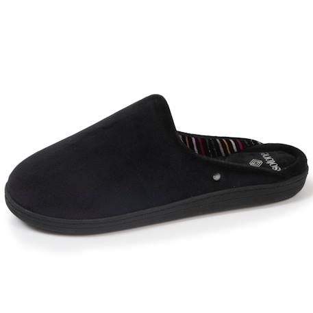 Chaussons mules ultra confortables et légers, mousse à mémoire de forme Bleu canardfleurs+Noir+Rayuresbleues 7 - vertbaudet enfant 