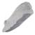 Chaussons ballerines imitation fourrure, semelle antidérapante Gris 5 - vertbaudet enfant 