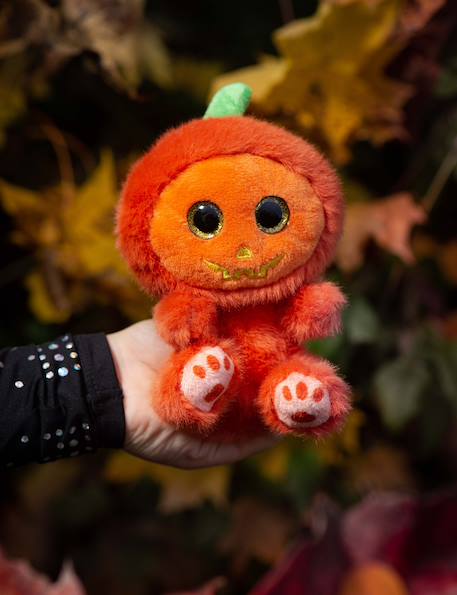 Peluche citrouille pumky orange – 13 cm Jaune 4 - vertbaudet enfant 
