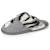 Chaussons mules chat fantaisie Gris+Rose chiné 1 - vertbaudet enfant 