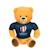 Peluche ours coupe du monde de rugby 2023 (rwc),  officielle sous licence - 15 cm assis Rouge 1 - vertbaudet enfant 
