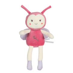 Jouet-Peluche - pantin bamboo bebe coccinelle - 24 cm s/carte