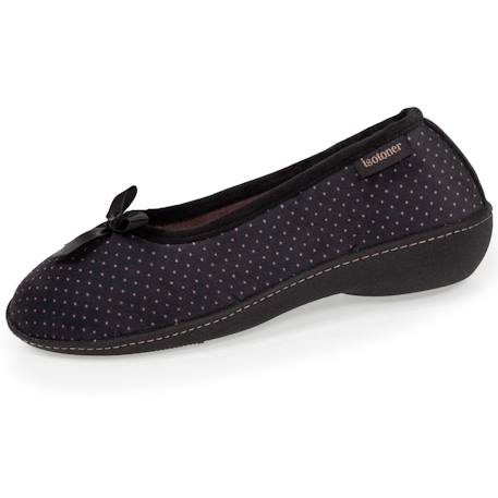 Chaussons ballerines ultra doux, ultra confort talon de 3,8 cm Pois 1 - vertbaudet enfant 