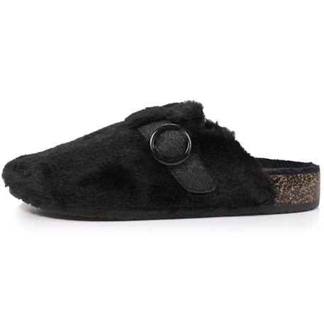 Chaussons sabots semelle anatomique confort Gris chiné+Noir 9 - vertbaudet enfant 