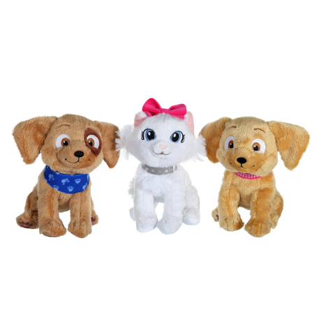 Peluche - peluche barbie dreamhouse chien taffy - 18 cm Marron 2 - vertbaudet enfant 