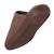 Chaussons mules ultra confortables et légères, en coton biologique et semelle à mémoire de forme Noir+Taupe 11 - vertbaudet enfant 