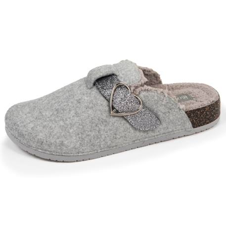 Chaussons sabots semelle anatomique confort Gris chiné+Noir 1 - vertbaudet enfant 