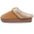 Chaussons mules velours ultra doux, compensées Camel+Noir 4 - vertbaudet enfant 