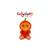 Peluche citrouille pumky orange – 13 cm Jaune 1 - vertbaudet enfant 