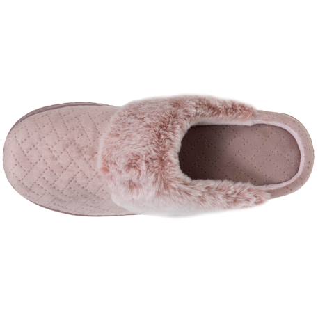 Chaussons mules velours ultra doux, talon 3,7 cm Blush 3 - vertbaudet enfant 