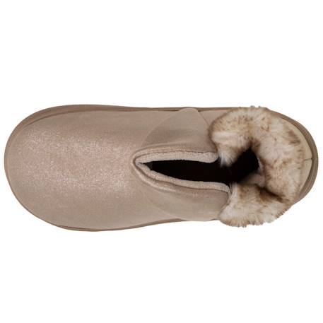 Chaussons bottillons semelle bloup extra confort Beige+Noir 2 - vertbaudet enfant 