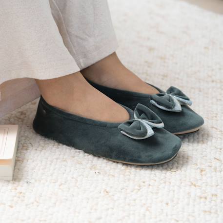 Chaussons ballerines semelle intérieure moelleuse et confortable Léopard+Sauge 8 - vertbaudet enfant 