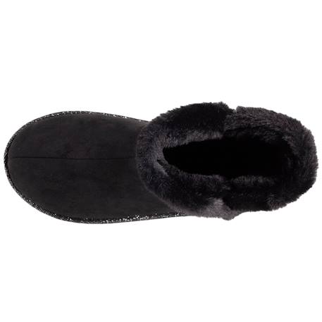 Chaussons bottillons ultra confortables et chauds, interieur et bordure en fausse fourrure Camel+Gris+Noir 14 - vertbaudet enfant 