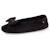 Chaussons ballerines ultra confortables, en coton biologique et semelle en cuir, détail grand nœud Corail+Noir 7 - vertbaudet enfant 