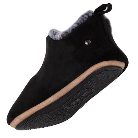 Chaussons bottillons ultra confortables Camel+Noir+Rose chiné 11 - vertbaudet enfant 