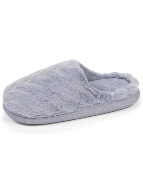 Chaussons mules semelle bloup confort Gris+Noir 6 - vertbaudet enfant 