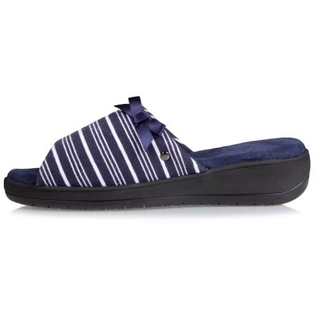 Chaussons mules ouvertes à talon 4,5 cm ultra confort Rayure marinière 3 - vertbaudet enfant 