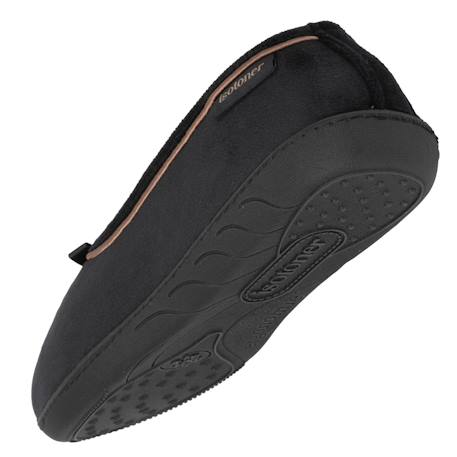 Chaussons ballerines semelle ergonomique confortables, semelle à mémoire de forme Camel+Noir+Rayures 11 - vertbaudet enfant 