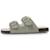 Chaussons mules ouvertes ultra confortables, en cuir Camel+Vert d'eau 9 - vertbaudet enfant 
