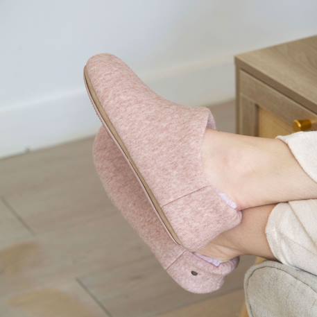 Chaussons bottillons ultra confortables Camel+Noir+Rose chiné 14 - vertbaudet enfant 