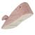 Chaussons ballerines ultra confortables, semelle en cuir, détail grand nœud Rose chiné 5 - vertbaudet enfant 