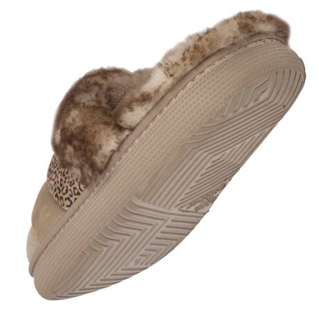 Chaussons mules semelle bloup extra confort Beige+Marine lurex+Noir 5 - vertbaudet enfant 