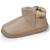 Chaussons bottillons semelle bloup extra confort Beige+Noir 1 - vertbaudet enfant 