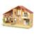 Maison de poupée en bois rétro – chalet moderne avec meubles inclus Multicolore 1 - vertbaudet enfant 