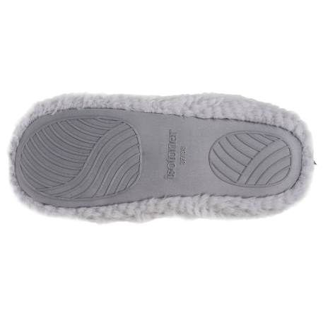 Chaussons bottillons imitation fourrure, semelle antidérapante Gris 4 - vertbaudet enfant 