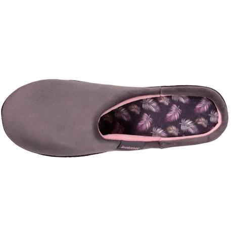 Chaussons mules ultra doux, ultra confort talon de 4 cm Gris foncé 2 - vertbaudet enfant 