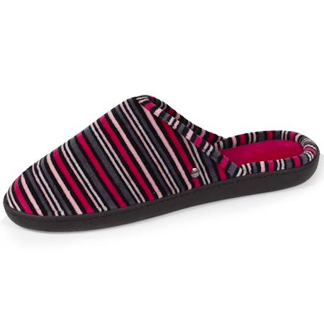 Chaussons mules ultra confortables (technologie everywear™), à mémoire de forme, intemporelles Rayures 1 - vertbaudet enfant 