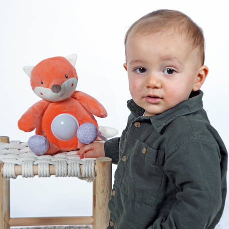 Peluche - veilleuse bebe bamboo - renard - 26 cm Beige 6 - vertbaudet enfant 
