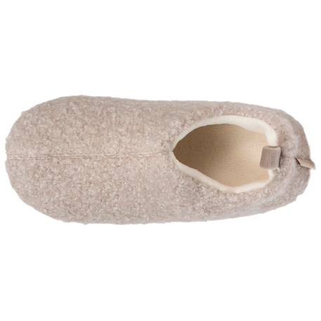 Chaussons bottillons sherpa, semelle antidérapante Beige 3 - vertbaudet enfant 