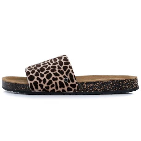 Chaussons mules ouvertes semelle extra souple Girafe 3 - vertbaudet enfant 