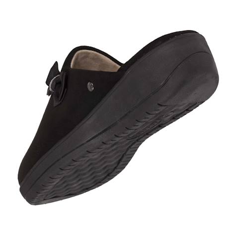 Chaussons mules petit talon de 4,5 cm Noir+Taupe 5 - vertbaudet enfant 