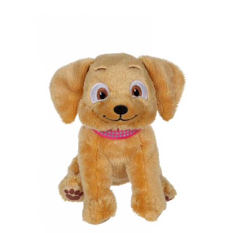 Peluche - peluche barbie dreamhouse chien taffy - 18 cm Marron 1 - vertbaudet enfant 